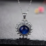 Collier Lapis Lazuli Soleil Bleu