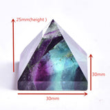 Pyramide en Fluorite