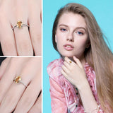 Bague Citrine (Argent)