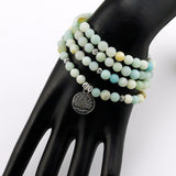 Bracelet Amazonite Givrée